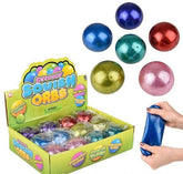 Buy SQUISH STICKY METALLIC BALL 2.75" in Bulk